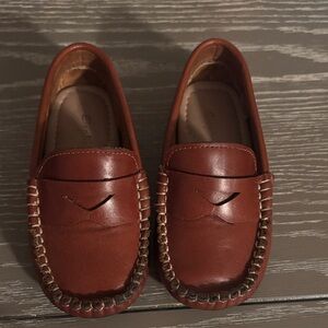 Elephantito Chestnut Leather Moccasins